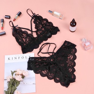Lencería sexy 2026: Conjunto de encaje elástico con abertura para realzar la figura de la mujer, ideal para tallas grandes. - Product Image 3