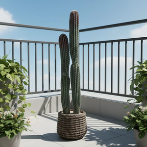 <span class=keywords><strong>Cactus</strong></span> réaliste de <span class=keywords><strong>colonne</strong></span> de <span class=keywords><strong>cactus</strong></span> artificiel superbe grand pour la décoration de bureau de salon à la maison - Product Image 5