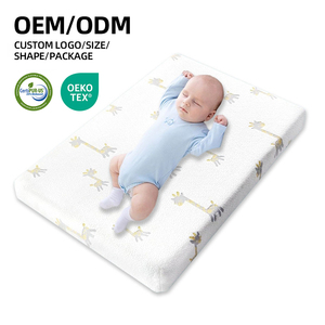 Colchón de Cuna Portátil de Tamaño Personalizado, Colchón de Espuma Viscoelástica para Bebés y Niños Pequeños, para Guardería, Jardín de Infancia y Cama de Juego - Product Image 1