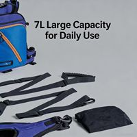 Sac à dos de ski extérieur léger et écologique en tissu Oxford imperméable, multifonctionnel, avec harnais de sécurité pour homme, résistant à l'usure