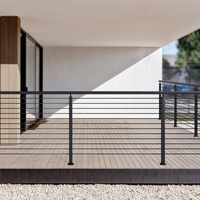 HIMOWAY Bestseller Modernes Handlauf-Kabelgeländer-Design Edelstahl-Deckgeländer-Postensystem Treppen-Kabelgeländer