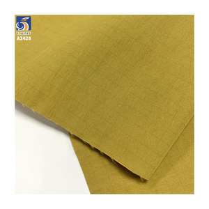 قماش قطني مخلوط A2428 بوزن 105 جرام/متر مربع، 78% قطن و22% نايلون، نقش مربعات بخط واحد 0.5 سم، قماش قطني مغسول بالرمل لقمصان وفساتين الصيف - Product Image 4