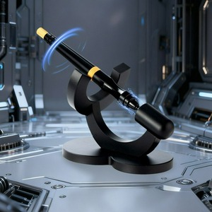 <span class=keywords><strong>Penna</strong></span> <span class=keywords><strong>a</strong></span> Levitazione Magnetica Premium in Lega di Alluminio X60 - Regalo Tecnologico Nero per Aziende - Product Image 1