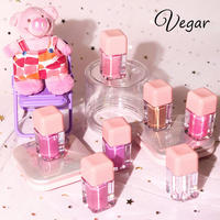 Brillant à lèvres de maquillage, Mini Tube, hydratant, taille échantillon