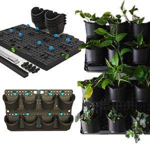 Ventes chaudes : Jardinières murales d'extérieur et d'intérieur, auto-arrosantes, en plastique, pour jardin vertical - Product Image 1
