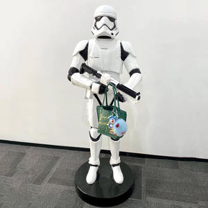 Statua in Resina Personalizzata a Grandezza Naturale <span class=keywords><strong>di</strong></span> Stormtrooper Robot, Scultura <span class=keywords><strong>di</strong></span> Personaggio <span class=keywords><strong>di</strong></span> Star Wars da <span class=keywords><strong>Film</strong></span> - Product Image 6