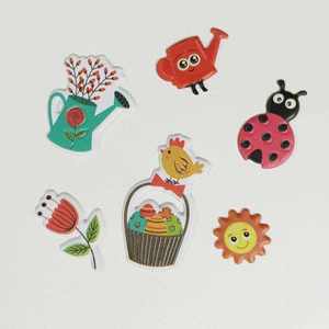 Etiqueta personalizada 3D Animal Pvc, fabricante de pegatinas bonitas, esponjas de dibujos animados hinchados, pegatinas rellenas - Product Image 4