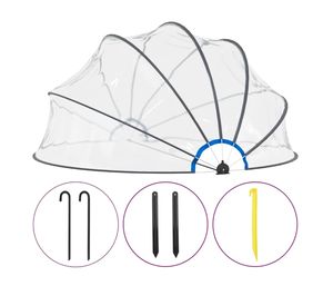 Dôme de <span class=keywords><strong>piscine</strong></span> multifonctionnel en PVC, toit de <span class=keywords><strong>piscine</strong></span> pour piscines <span class=keywords><strong>hors</strong></span> <span class=keywords><strong>sol</strong></span> - Product Image 6