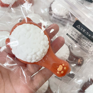 Exclusive Offer 10cm Silicone <b>Squishy</b> Toy Realistic Rice Spoon Shape Stress Relief Squeeze Toy for All Ages - Product Image 2