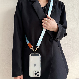 Cordon de téléphone antivol haut de gamme réglable avec sangle de 120 cm et motif rétro - Product Image 4