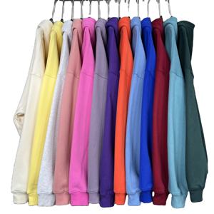 2024 hiver nouvelles couleurs de haute qualité chaud polaire à capuche unisexe surdimensionné épaules tombantes sweats à capuche et pantalons de survêtement ensemble pour hommes - Product Image 1