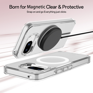 Soonleader UV mượt điện thoại di động Bìa trường hợp TPU PC pha lê rõ ràng lai điện thoại trường hợp sản phẩm cho Google Pixel 9A - Product Image 4