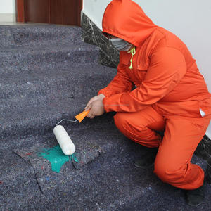 1x25m 230g Temporaire floorprotect couvrant polaire <span class=keywords><strong>feutre</strong></span> de <span class=keywords><strong>peinture</strong></span> avec le film de pe enduit non tissé matériaux - Product Image 6