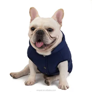 पालतू जानवर कोट सर्दियों जैकेट कुत्ते कुत्तों के लिए गर्म कपड़े फ्रेंच बुलडॉग कोट