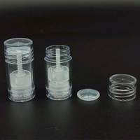 Petit contenant transparent pour déodorant, enroulé, 6g