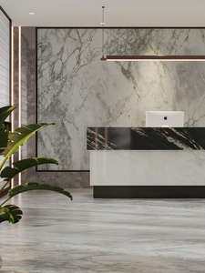 Wharton thiêu kết đá truy cập hàng đầu tấm 1500 <span class=keywords><strong>biltmore</strong></span> màu xám sứ gạch cho phòng khách ngoài trời ăn uống trong màu xám gốm nhà vệ sinh - Product Image 4