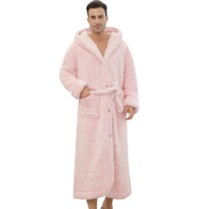 <span class=keywords><strong>Camicia</strong></span> <span class=keywords><strong>da</strong></span> <span class=keywords><strong>notte</strong></span> con bottone Oversize invernale Oversize in microfibra <span class=keywords><strong>da</strong></span> donna - Product Image 6