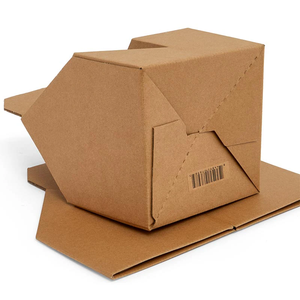 Boîte de transport de bière en carton <span class=keywords><strong>blanc</strong></span> biodégradable étanche de qualité supérieure Carton de papier artisanal solide poignée d'expédition facile pour haut de gamme - Product Image 4