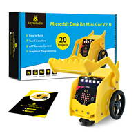 Kit de Coche Robótico Mini Desk Bit de Keyestudio para Programación STEM con Micro:bit, Sin Placa Controladora