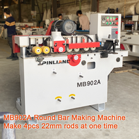 Machine à fabriquer des bâtons en bois multi-usages PINLIANG / Machine à fabriquer des manches de balai en bois / Machine à fabriquer des manches de balayette