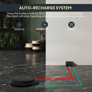 Robot Aspirador 3 en 1 de 5000 Pa con Función Húmedo/Seco, Recarga Automática, Diseño Antienredos, para Uso en Hoteles, Hogares y Pelo de Mascotas - Product Image 2