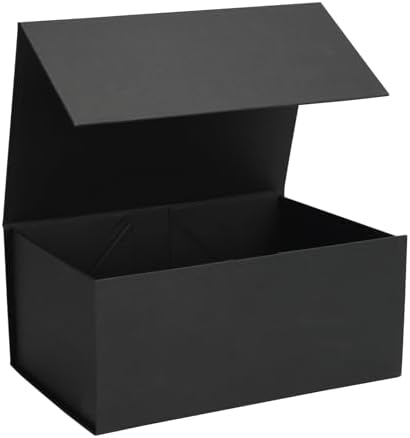1 pack black-9x6x4 inch