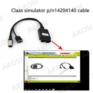 Herramienta de Diagnóstico para Tractores Agrícolas y Camiones de Construcción CLASS, Cable para Simulador Claas P/n14204140 - Product Image 2