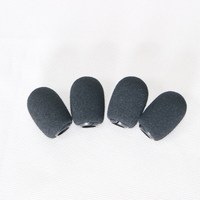 10 Pcs/Lot plastique Snap mousse couverture pare-brise éponge pour B98 Beta98H/C MX412 418 Instrument col de cygne Microphone