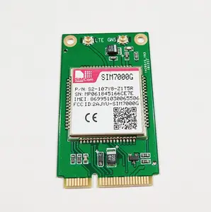 SIMCOM जीएसएम मॉड्यूल SIM7000G SIM7000E मिनी pcie LTE नायब-IoT CAT-M1 EMTC मॉड्यूल सिम कार्ड स्लॉट के साथ sim7000 ब्रेकआउट बोर्ड