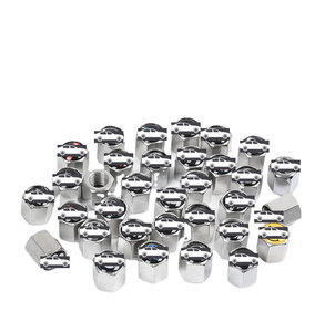 Logo personnalisé bouchon de valve couvercle de valve aluminium neo chrome bouchon de valve vente en gros <span class=keywords><strong>moto</strong></span> voiture roues pneu bouchons de tige de valve couvercle - Product Image 1