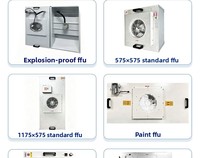 Unité de filtration à courant continu médical HEPA FFU 1000 CMH, efficacité 99,99 %, fabriquée en Chine