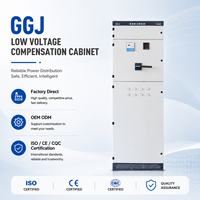 Gabinete de Condensadores de Baja Tensión GGJ, Dispositivo de Compensación de Energía Reactiva Automático con Componentes de Alta Calidad para Fábrica
