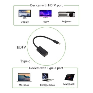 4K 30Hz USB3.1 USB C USB-C HD <strong>MI</strong> <strong>Cable</strong> USB 3.1 Type C Male to Female HDTV 4K HD <strong>TV</strong> Converter Adapter <strong>Cable</strong> - Product Image 6