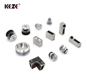 CE-zertifiziertes leises 39-mm-Rostschutz-Riemenradsystem für 30x10mm Vierkantrohr-Glass chiebetür und Badezimmer duschkabine - Product Image 2