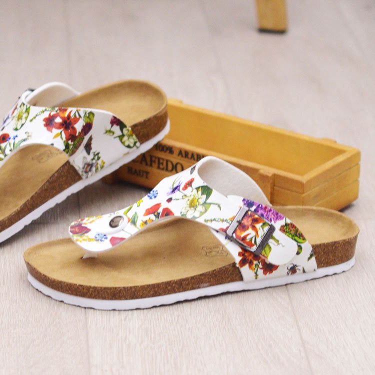 Plus Size Women Men Sandals Slippers Summer Beach Shoes Open Toe Slides Cork Slippers