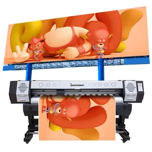 Cheaper price 1.6m 1.8m printer XP600 DX5 digital large format eco solvent printers plotter printing machine on sale