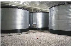 Almacenamiento de agua corrugado hundido para piscicultura Tanque de panel de agua redondo - Product Image 4