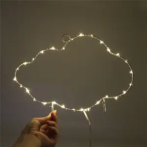 2022 Newish Cloud Copper Wire Winding Lamp Atmosphere Lamp Room Decoration lamp hanging wall light