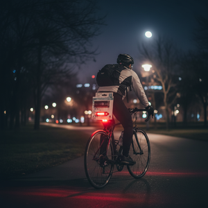 Luce Posteriore LED per Bicicletta Peiyong con Ricarica USB, Lampada di Sicurezza per Pedalate Notturne, Montaggio su Telaio, Modello 6065 - Product Image 3