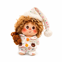 Porte-clés en peluche douce et mignonne de 14 cm, motif bébé endormi, boule moelleuse avec rembourrage en coton PP, pour filles de 14 ans et plus, cadeau de fête