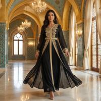 Nouveautés 2026 : Vêtements islamiques pour femmes, robe abaya de luxe pour femmes musulmanes, robe arabe pour femmes, pour l'Aïd, soirée