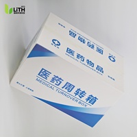 Boîte de transport pliable en plastique PP creux OEM ODM pour l'emballage médical et le stockage de préservatifs
