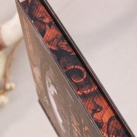 Impression de romans de fantasy sombre à couverture rigide personnalisée, bords pulvérisés, couverture estampée à chaud, livre relié, service d'édition OEM