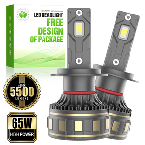 Fornitore Affidabile di Lampadine LED H7 per Auto in Alluminio Aeronautico P1F, 65W 5500Lm 12-24V, per Furgoni e Manutenzione - Product Image 1
