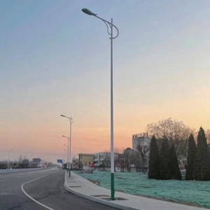 Solar Monopole Tower <strong>Street</strong> <strong>Light</strong> Pole With LED Galvanized Customizable Height 15M-80M Wind Resistant 180km/h - Product Image 3