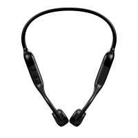 Earphone Olahraga Nirkabel Konduksi Tulang IPX-8 Tahan Air Memori 32GB LED untuk Berenang