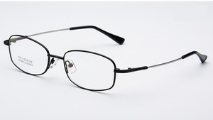 Phụ nữ người đàn ông khung quang bán buôn 2024 Nửa không có vành hình bầu dục kim loại bộ nhớ Titanium Kính mắt <span class=keywords><strong>Frames</strong></span> - Product Image 5