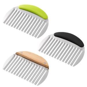 <b>Multifunctional</b> Stainless Steel Potato <b>Cutter</b> Home Kitchen Wave Knife for French Fries Fancy Fruit & <b>Vegetable</b> Tool - Product Image 5