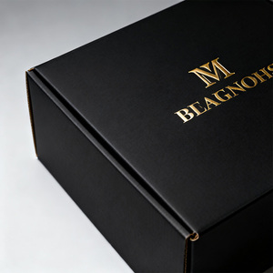 Custom Logo Hair <strong>Shipping</strong> <strong>Boxes</strong> for Eyelash Hair Extensions Rigid Paperboard Matt Lamination Embossing for Consumer Electronics - Product Image 1