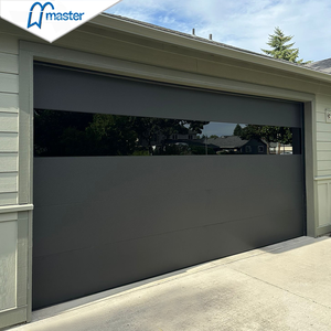 <span class=keywords><strong>Porte</strong></span> de <span class=keywords><strong>garage</strong></span> <span class=keywords><strong>sectionnelle</strong></span> à ouverture verticale en acier galvanisé noir de haute qualité, fabrication directe d'usine - Product Image 1